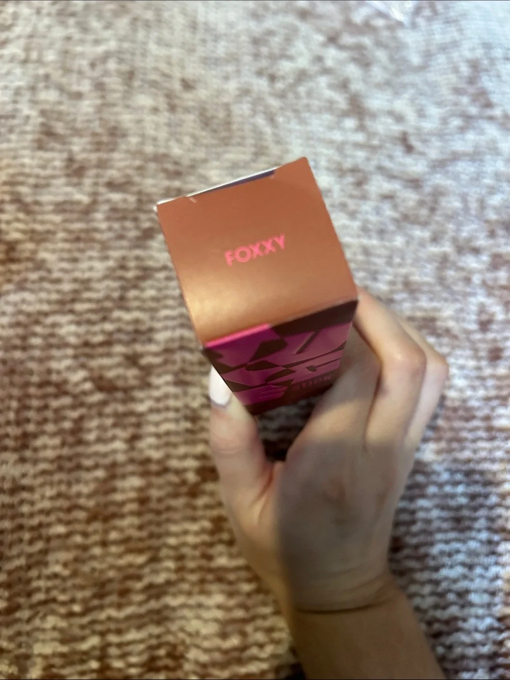 Benefit Dewy Gel Blush Stick in Bright Pink and Brown Packaging